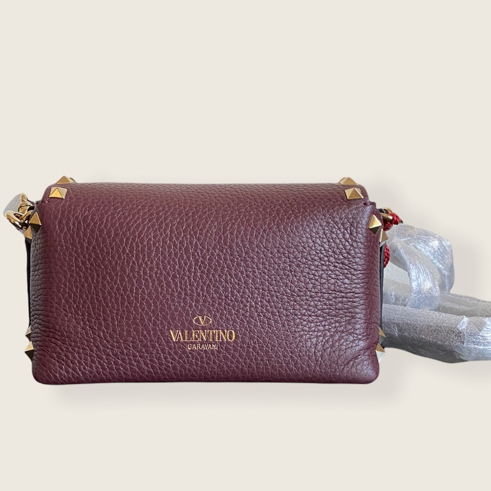NWT Valentino Mini Rockstud Leather Crossbody Bag - Picture 8 of 12